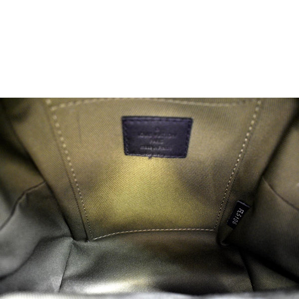 LOUIS VUITTON Palm Springs Mini Monogram Infrarouge Canvas Backpack Bag Black