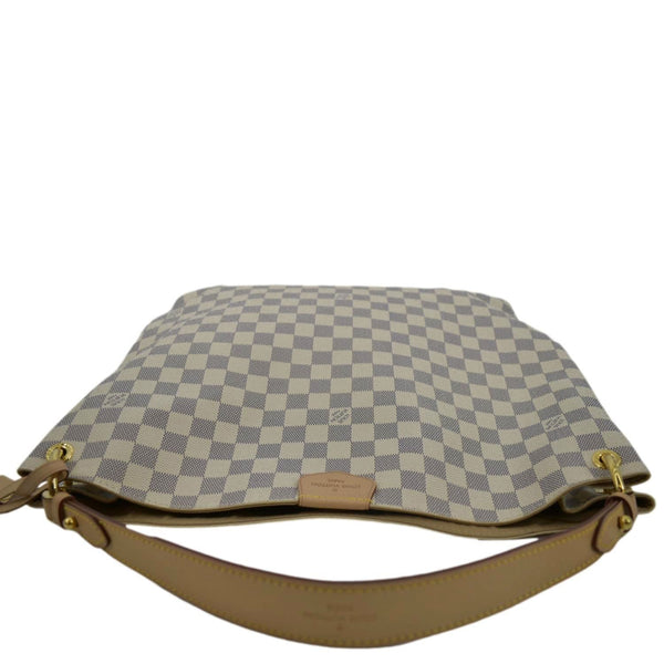 LOUIS VUITTON Graceful MM Damier Azur Hobo Shoulder Bag White