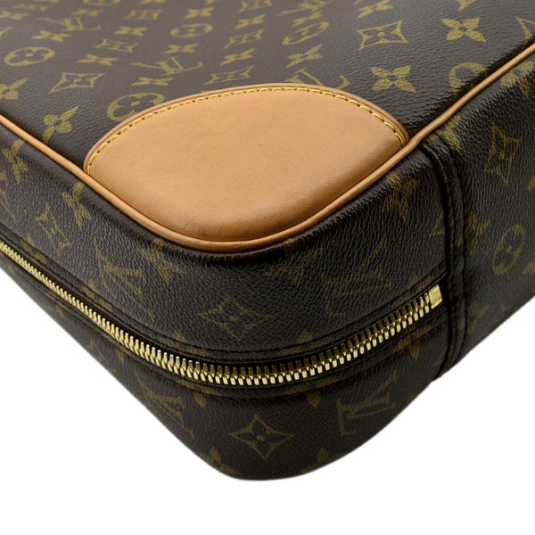 LOUIS VUITTON Sirius 45 Monogram Canvas Suitcase Travel Bag Brown