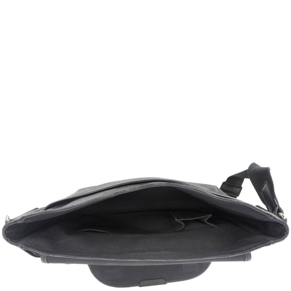 LOUIS VUITTON Daniel MM Damier Graphite Messenger Bag Black