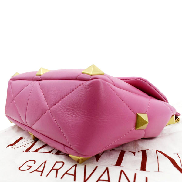 Valentino Medium Garavani Roman Leather Crossbody Bag - Bottom Right