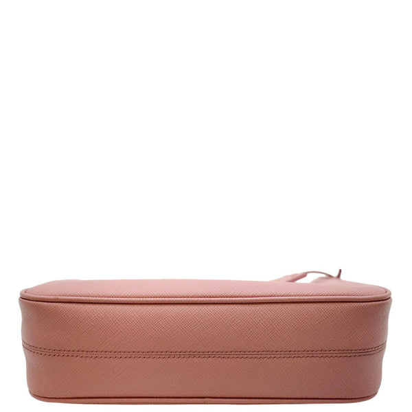 PRADA Re-Edition 2005 Suffiano Leather Shoulder Bag Rose Pink