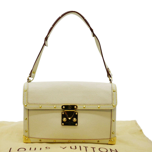 LOUIS VUITTON Suhali L'aimable Leather Shoulder Bag Off White