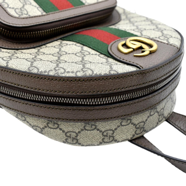 GUCCI Ophidia Small GG Supreme Canvas Backpack Beige 547965