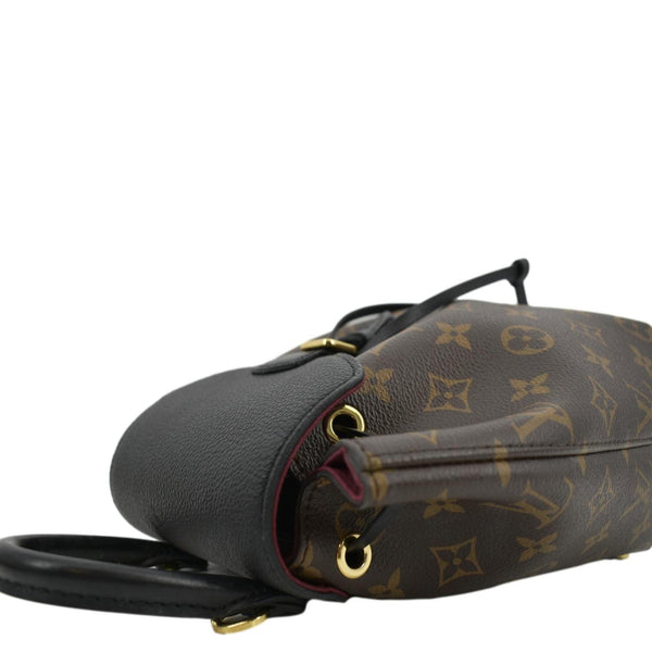 LOUIS VUITTON Montsouris BB Monogram Canvas Backpack Black