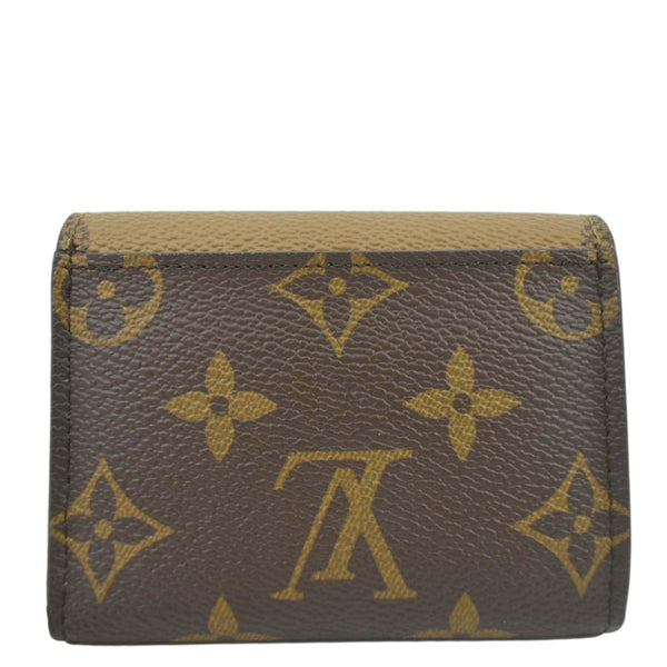 LOUIS VUITTON Zoe Monogram Reverse Canvas Wallet Brown