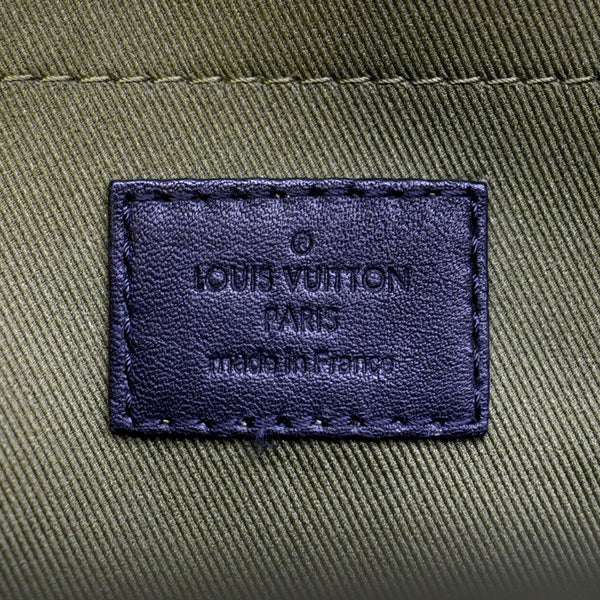 LOUIS VUITTON Palm Springs Mini Monogram Infrarouge Canvas Backpack Bag Black