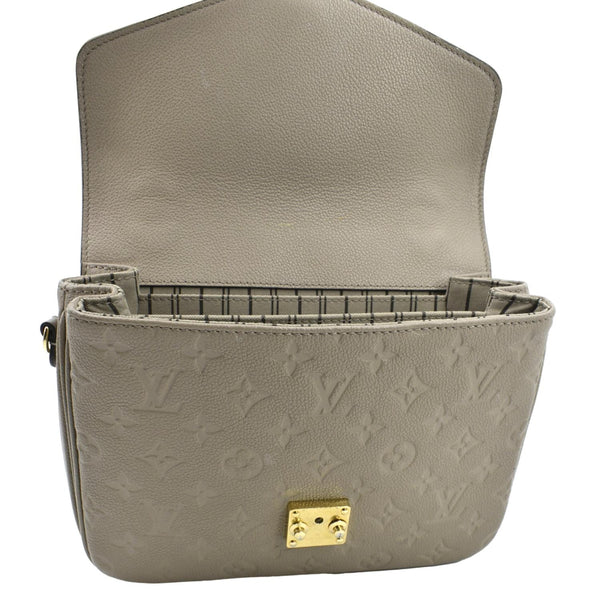 Louis Vuitton Pochette Empreinte Leather Crossbody Bag - Open