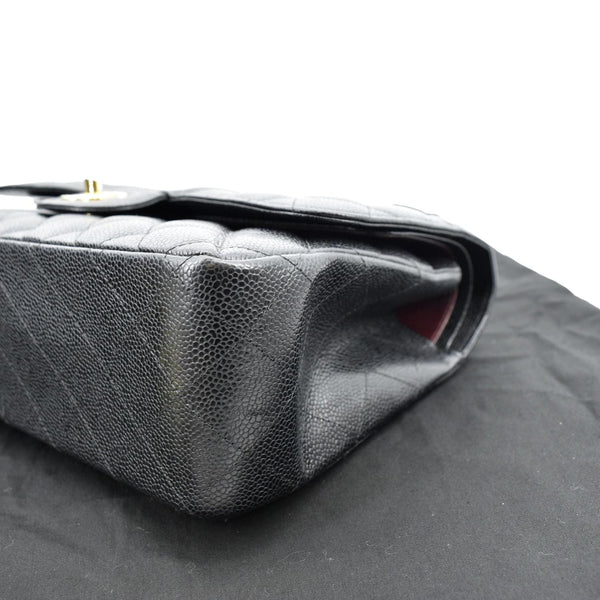 Chanel Classic Jumbo Double Flap Leather Shoulder Bag - Bottom Right