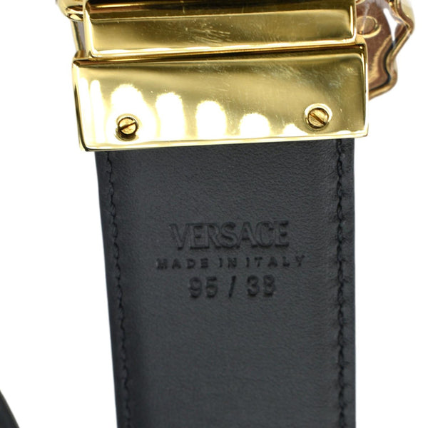 Versace Medusa Barocco Reversible Leather Belt Multi - Made in Italy