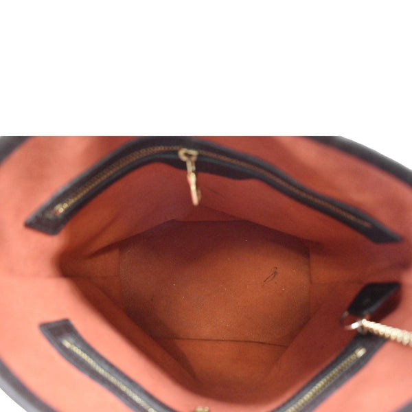 LOUIS VUITTON Marais Bucket Damier Ebene Shoulder Bag Brown