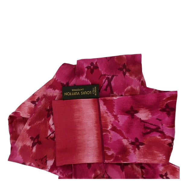 LOUIS VUITTON Bandeau Silk Scarf Rose