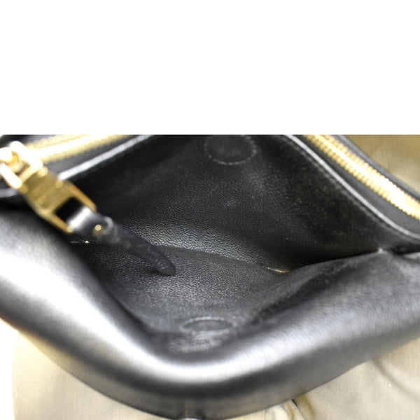 LOUIS VUITTON Twice Pochette Monogram Empreinte Crossbody Bag Black