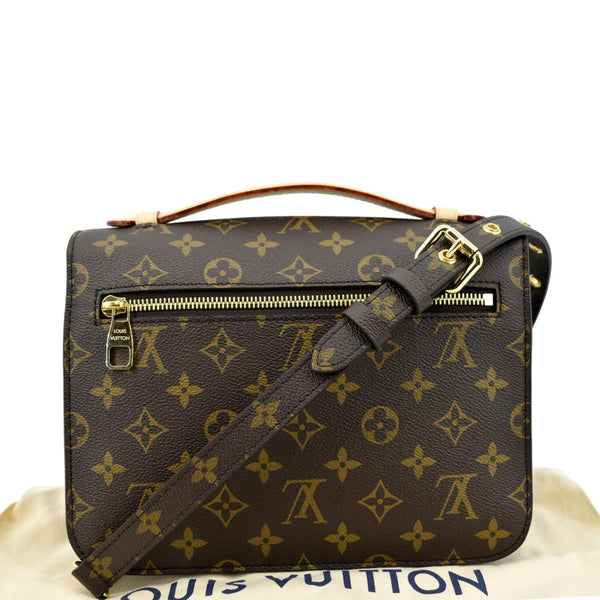 LOUIS VUITTON Metis Pochette Monogram Canvas Crossbody Bag Brown