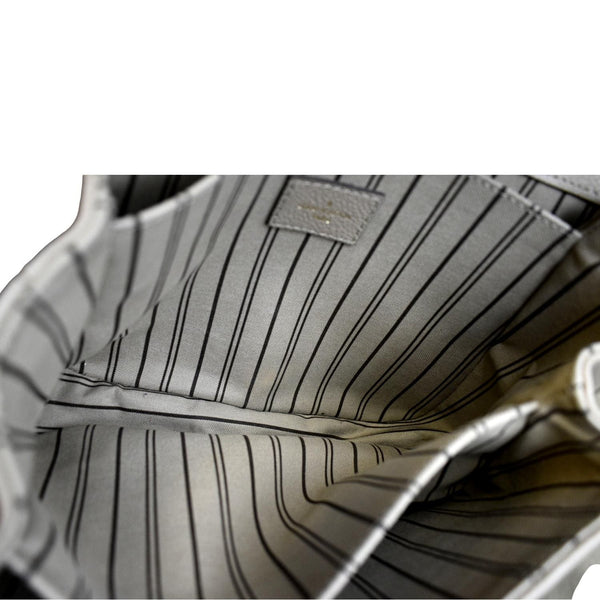 LOUIS VUITTON Metis Pochette Empreinte Leather Crossbody Bag Tourterelle