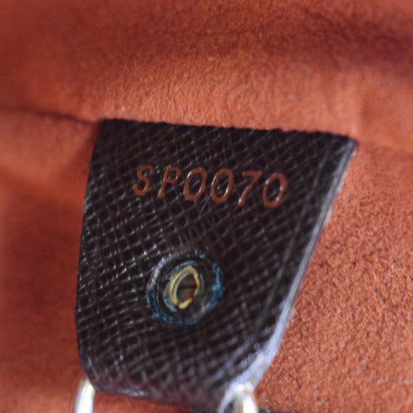 LOUIS VUITTON Marais Bucket Damier Ebene Shoulder Bag Brown