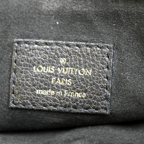 LOUIS VUITTON Twice Pochette Monogram Empreinte Crossbody Bag Black