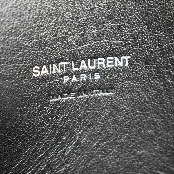 YVES SAINT LAURENT Sac de Jour Leather Satchel Shoulder Bag Black