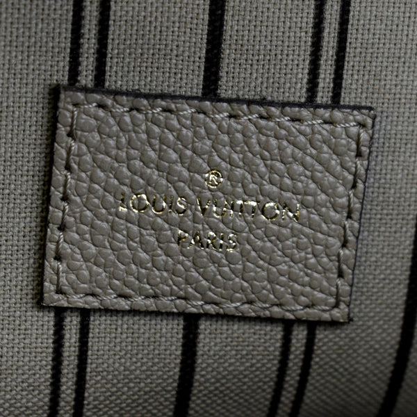 LOUIS VUITTON Metis Pochette Empreinte Leather Crossbody Bag Tourterelle