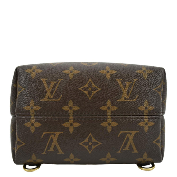 LOUIS VUITTON Montsouris BB Monogram Canvas Backpack Black