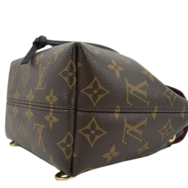 LOUIS VUITTON Montsouris BB Monogram Canvas Backpack Black
