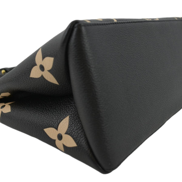 LOUIS VUITTON Petit Palais Embossed Leather Shoulder Bag Bicolor