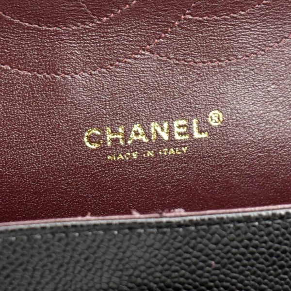 Chanel Classic Jumbo Double Flap Leather Shoulder Bag - Made in italy