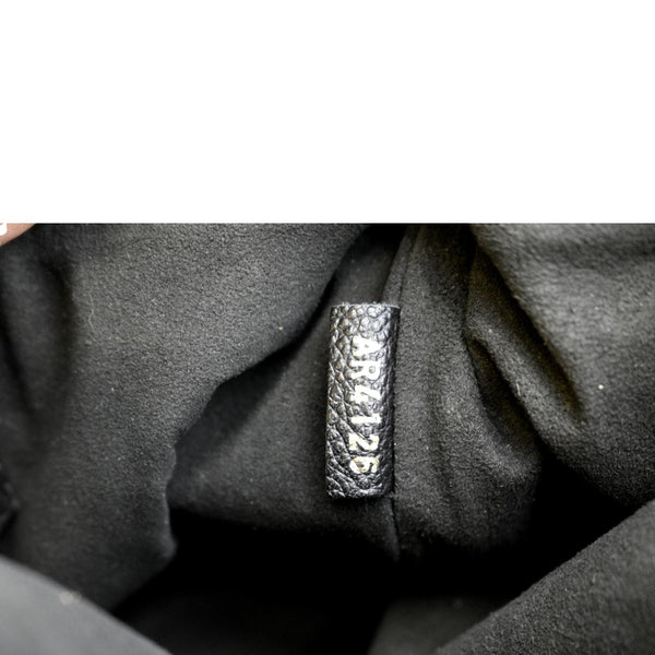 LOUIS VUITTON Twice Pochette Monogram Empreinte Crossbody Bag Black