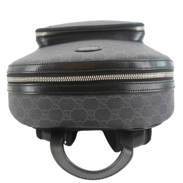 GUCCI Interlocking G Medium Supreme Canvas Backpack Black 704017