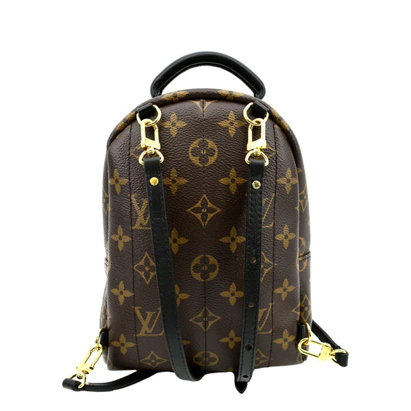 LOUIS VUITTON Palm Springs Mini Monogram Canvas Backpack Brown