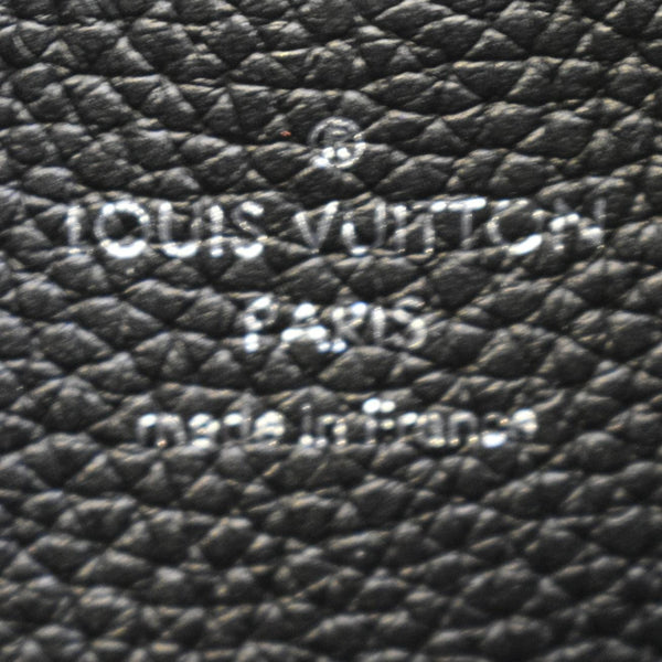 LOUIS VUITTON Muria Mahina Perforated Leather Shoulder Bag Black