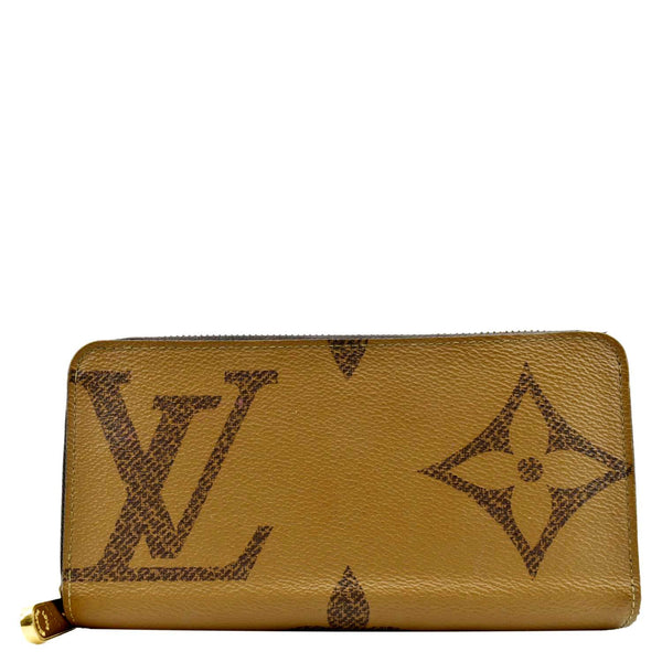 Louis Vuitton Giant Monogram Reverse Zippy Wallet Brown - Back