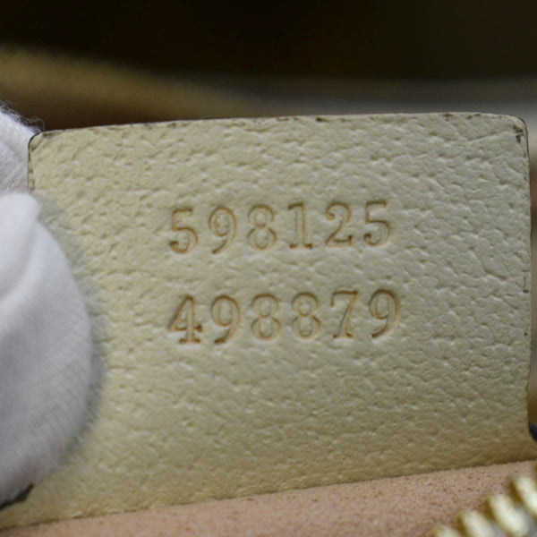 GUCCI Les Pommes GG Canvas Shoulder Bag Multicolor 598125