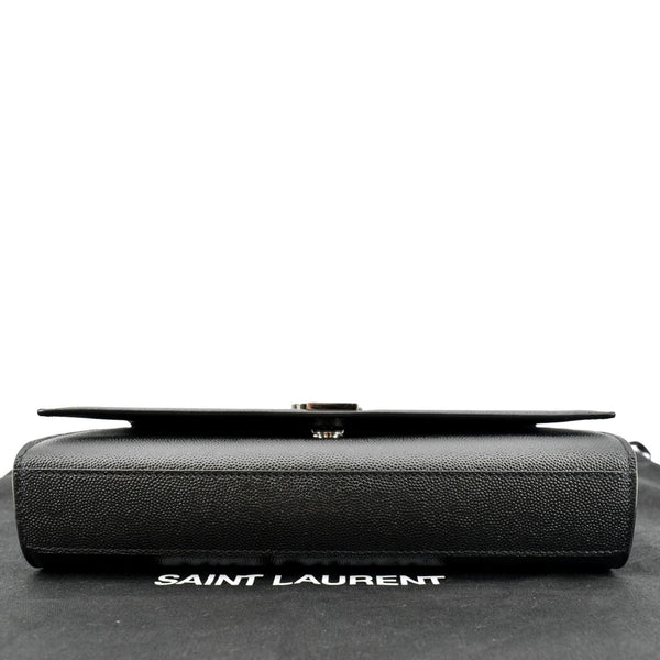 YVES SAINT LAURENT Kate Medium Grain De Poudre Leather Crossbody Bag Black