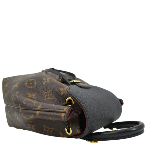 LOUIS VUITTON Montsouris BB Monogram Canvas Backpack Black