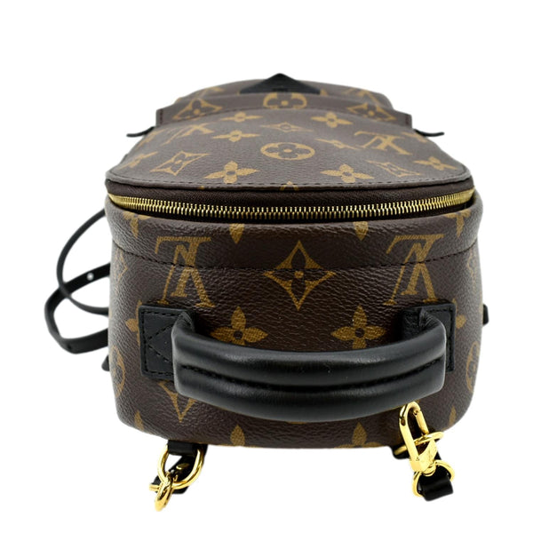 LOUIS VUITTON Palm Springs Mini Monogram Canvas Backpack Brown