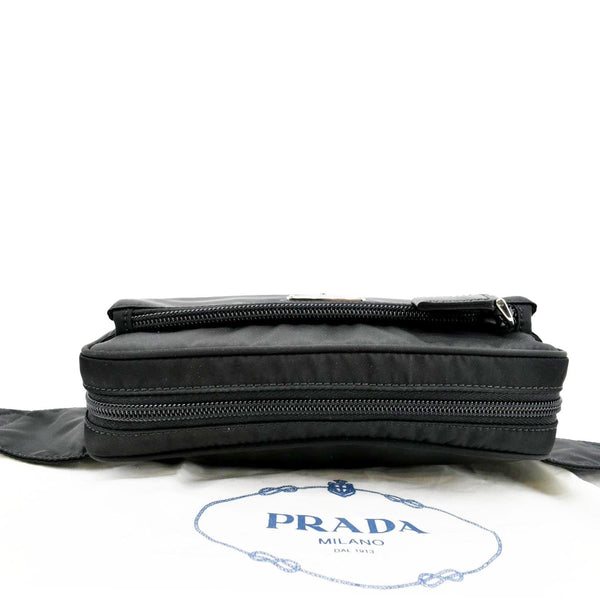 PRADA Tessuto Nylon Belt Bag Black