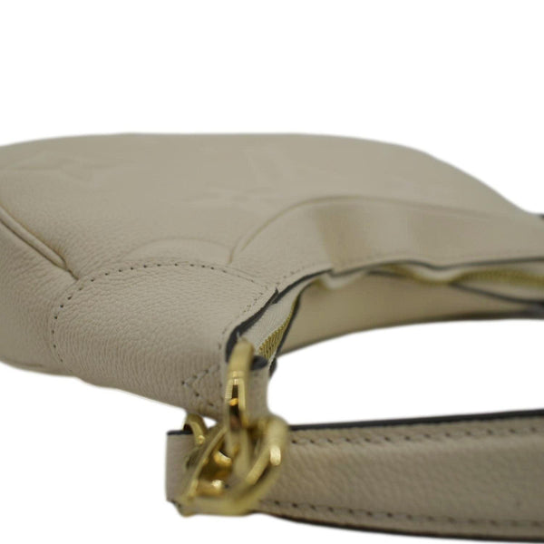 LOUIS VUITTON Bagatelle Monogram Empreinte Shoulder Bag Creme