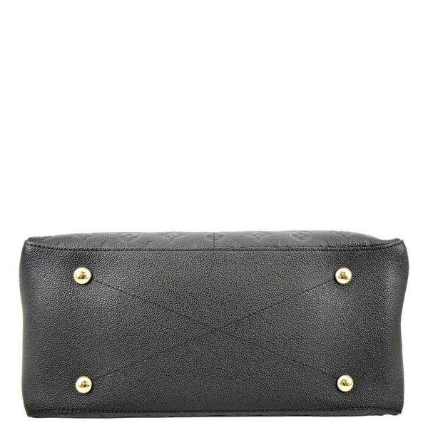 LOUIS VUITTON Maida Monogram Empreinte Leather Hobo Shoulder Bag Black