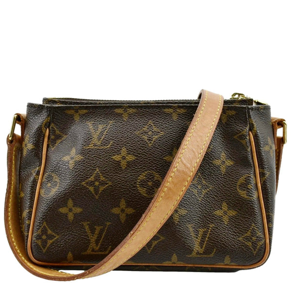 LOUIS VUITTON Viva Cite PM Monogram Canvas Shoulder Bag Brown