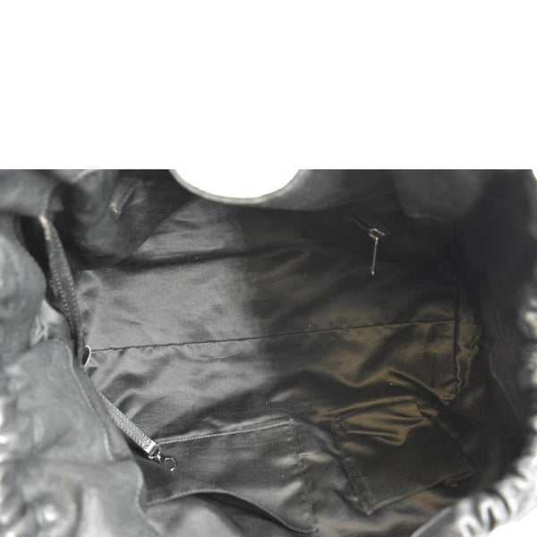 CHANEL Coco Cabas Leather Shoulder Tote Bag Black for Women