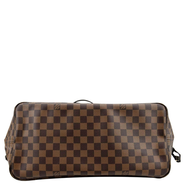 LOUIS VUITTON Neverfull GM Damier Ebene Tote Shoulder Bag Brown