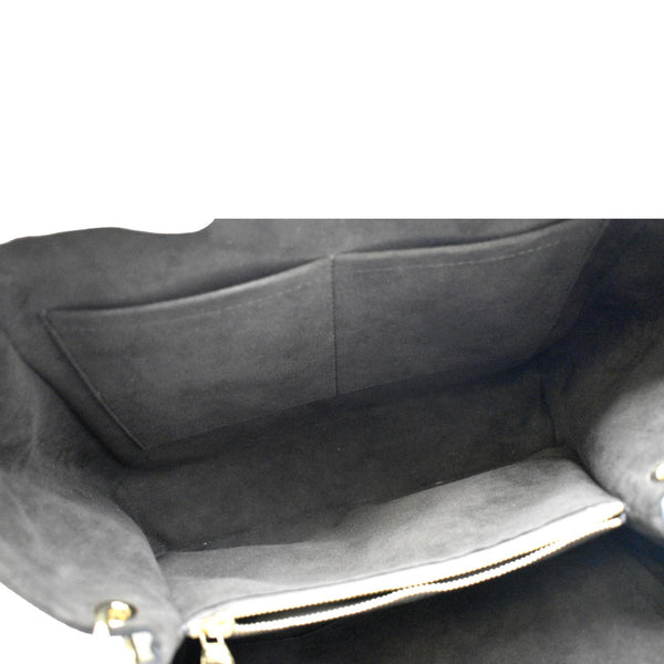 LOUIS VUITTON Trocadero Monogram Empreinte Leather Shoulder Bag Black