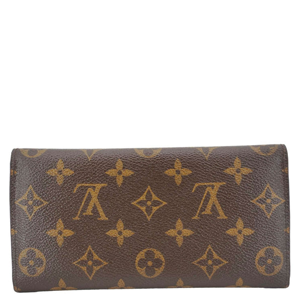 LOUIS VUITTON Josephine Monogram Canvas Wallet Brown