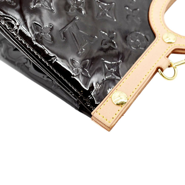 Preowned LV Burgundy Vernis Leather Roxbury Drive Bag