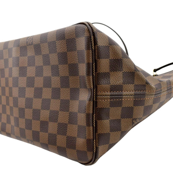 LOUIS VUITTON Neverfull GM Damier Ebene Tote Shoulder Bag Brown