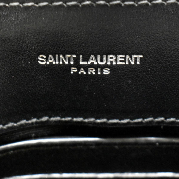 YVES SAINT LAURENT Loulou Small Matelasse Leather Chain Shoulder Bag Black