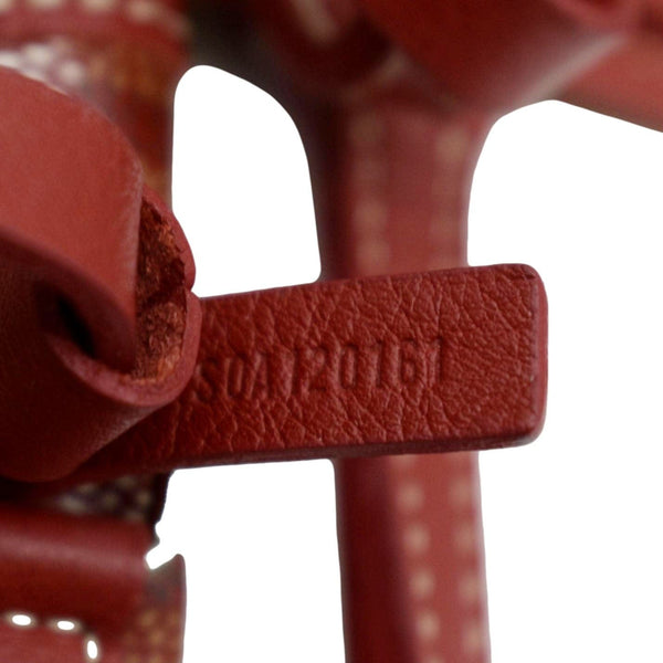 GOYARD Saint Louis PM Chevron Print Canvas Tote Bag Red