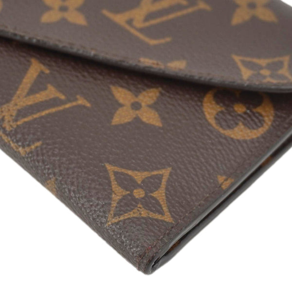 LOUIS VUITTON Josephine Monogram Canvas Wallet Brown