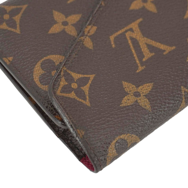 LOUIS VUITTON Josephine Monogram Canvas Wallet Brown